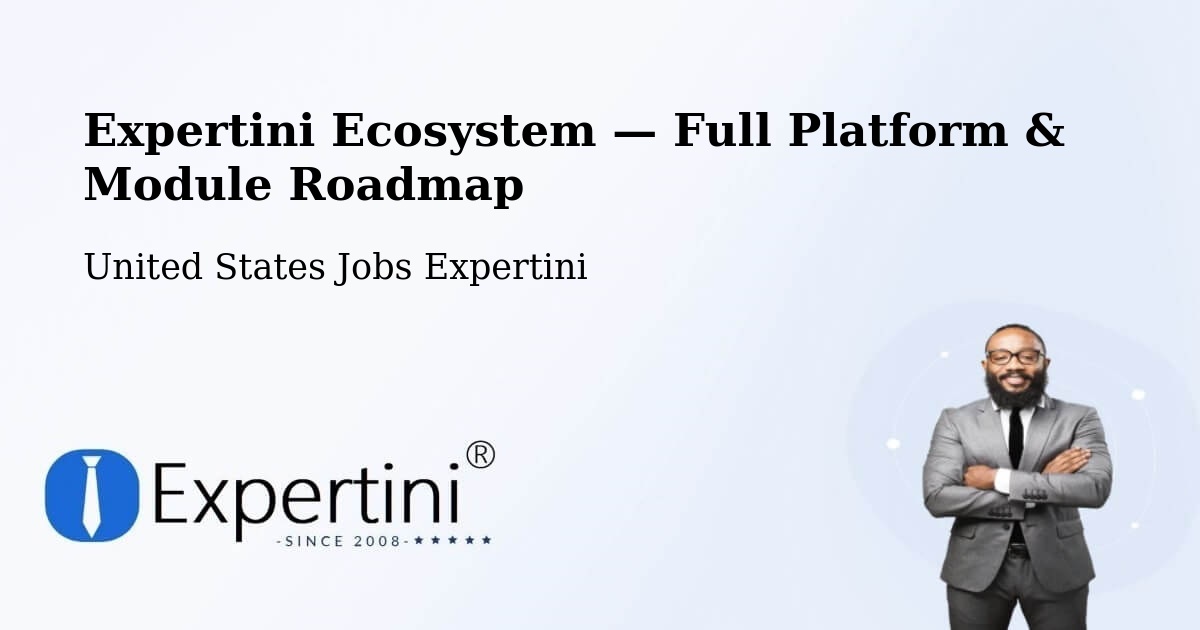 Expertini Ecosystem — Full Platform & Module Roadmap – Kennett