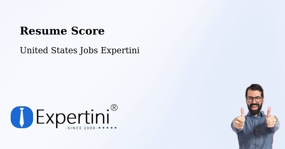 Resume Score & Job Description Match Tool – Kennett - United States Jobs Expertini
