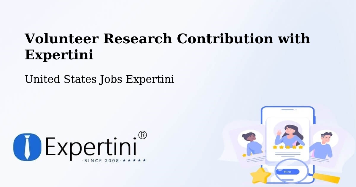 Volunteer Research Contribution Program – Kennett - United States Jobs Expertini